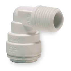 John Guest 90 Elbow,Polypropylene,Pk10 PP481223W-PK10