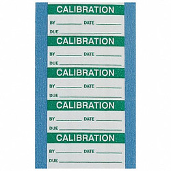 Brady Calibration Label,5/8"H,1-1/2"W,PK70 WO-10-VP