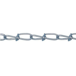 Peerless Double Loop Chain,Crbn Steel,100'L,55 lb PEE-7010532