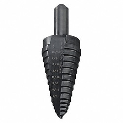 Lenox Step Cone Drill,1/2in to 1in,HSS 30882VB2
