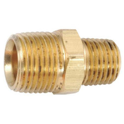 Manufacturer Varies Nipple,1/2 x 3/8 In,MNPT,Low Lead Brass 706123-0806