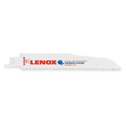 Lenox Reciprocating Saw Blade,TPI 6,PK2 205126066R