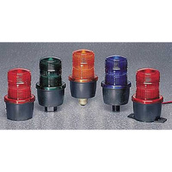 Federal Signal Low Profile Warning Light,Strobe,Amber LP3P-012-048A
