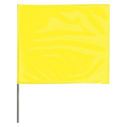 Manufacturer Varies Marking Flag, 15", Glo Yellow,PVC,PK100 2315YG-200