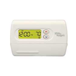 White-Rodgers Low Volt Prog Tstat Heat/Cool,20-30V AC 1F82-261