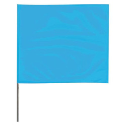 Manufacturer Varies Marking Flag, 21", Glo Blue,PVC,PK100 2321BG-200