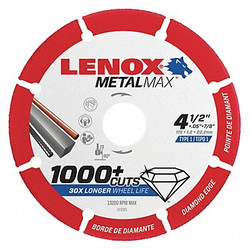 Lenox Angle Grinder Blade,4-1/2"x.050"x7/8" 1972921
