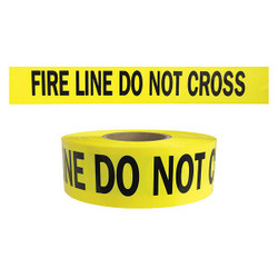 Presco Barricade Tape, Yellow, 1,000 ft L, 3 in  B3104Y15-200