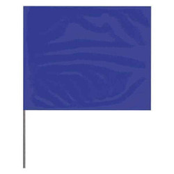 Presco Marking Flag,Blue,Blank,PVC,PK100 2330B-200