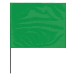 Presco Marking Flag,Green,Blank,PVC,PK100 2315G-200