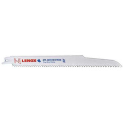 Lenox Reciprocating Saw Blade,TPI 6,PK5 20582956R