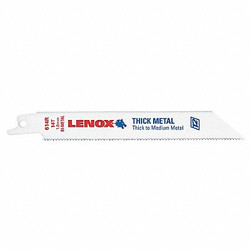 Lenox Reciprocating Saw Blade,TPI 14,PK5 20564614R