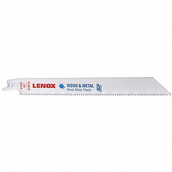Lenox Reciprocating Saw Blade,TPI 10,PK5 20580810R