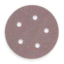 Norton Abrasives Hook-and-Loop Sand Disc,5 in Dia,PK100  66261131577