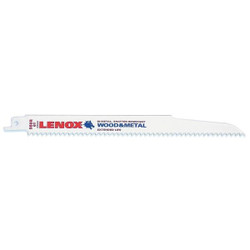 Lenox Reciprocating Saw Blade,TPI 6,PK25 20558B956R