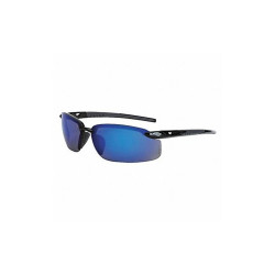 Crossfire Safety Glasses,Blue Mirror 2968