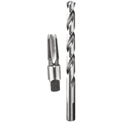 Century Drill & Tool 1/8-27 NPT Tap & 21/64 In. Drill Bit Combo Pack 93201