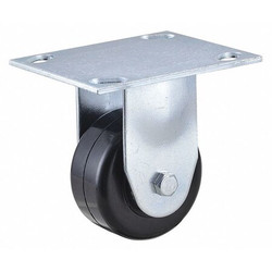 Sim Supply NSF-Listed Plate Caster,Rigid,350 lb.  400K76