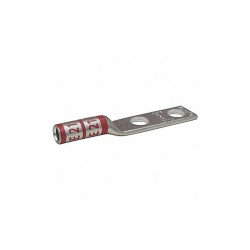 Sim Supply TwoHoleLugCmprsnConn,Long,Red,21  24D021