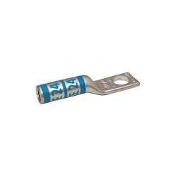 Sim Supply OneHoleLugCmprsnConn,Long,Blue,24  24C989