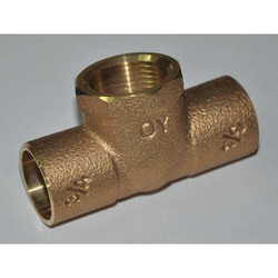 Sim Supply Tee,Cast Copper,3/4" Tube,CxCxFNPT 24W590