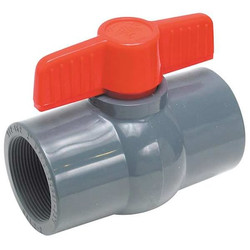 Sim Supply PVC Ball Valve,Inline,FNPT,1 in  32H956