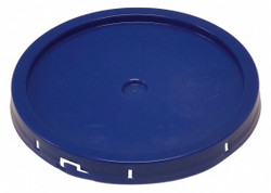 Sim Supply Plastic Pail Lid,Blue,HDPE  34A246