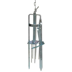 Manufacturer Varies Mole Trap Plunger,4 in H,Silver 32J091