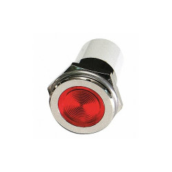 Sim Supply Flat Indicator Light,Red,110VAC  24M173