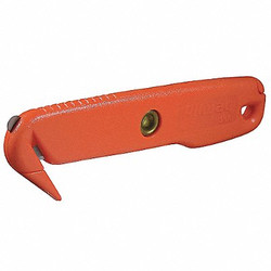 Allway Hook-Style Safety Knife,6 in.,Orange 20Y941