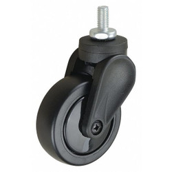 Manufacturer Varies Stem Caster,3"dia,Polyolefin,110lb 429H21