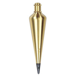 Stanley Plumb Bob,Brass,16oz. 47-974