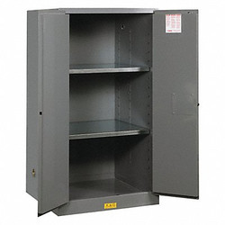 Justrite Flammable Safety Cabinet,60 Gal.,Gray  896003