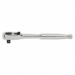 Stanley Hand Ratchet, 10 1/4 in, Chrome, 1/2 in 89-819