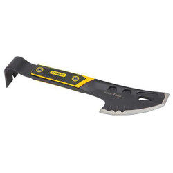 Stanley Pry Bars,Flat Pry Bar,14-1/4 In. L STHT55134