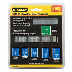 Stanley Staple and Brad Assortment,5/8 in,PK3500 TRA700BN35
