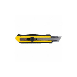 Stanley Snap-Off Utility Knife,7 In,Yellow/Black 10-425