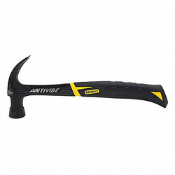 Stanley Curved Claw Hammer,Antivibe,16 Oz,Smooth 51-162