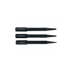 Stanley Nail Set,Knurled,3 Pc 58-230