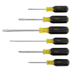 Stanley Mag Tip Screwdriver Set, NmPcs6 66-565