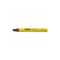 Stanley Center Punch,1/4 x 4 In,Yellow  16-227