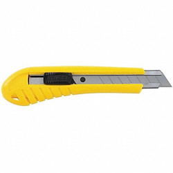 Stanley Snap-Off Knife,6 3/4 In,Yellow 10-280