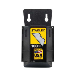 Stanley 2-Point Utility Blade,3/4 In. W,PK100 11-921A