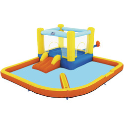 H2OGO! 11 Ft. 11 In. x 11 Ft. 2 In. x 5 Ft. Beach Bounce Water Park 53382E