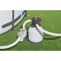 Flowclear 2200 GPH Up to 14,400 Gal. Pool Sand Filter Pump 58500E