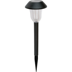 Moonrays Black 2.4 Lm. Plastic Solar Path Light (6-Pack) 25800