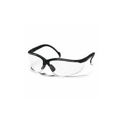 Pyramex SafetyGlasses,Clear,H2XAnti-Fog,Black SB1810ST