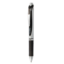 Pentel® PEN,MED ROLLER,.7MM,BLK BL77PC12A1