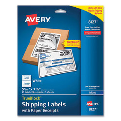 Avery® LABEL,SHIP,7-5/8X7-5/8 8127
