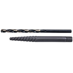 Cle-Line Screw Extractor Set,2pc,HSS,Plastic Tube C22313